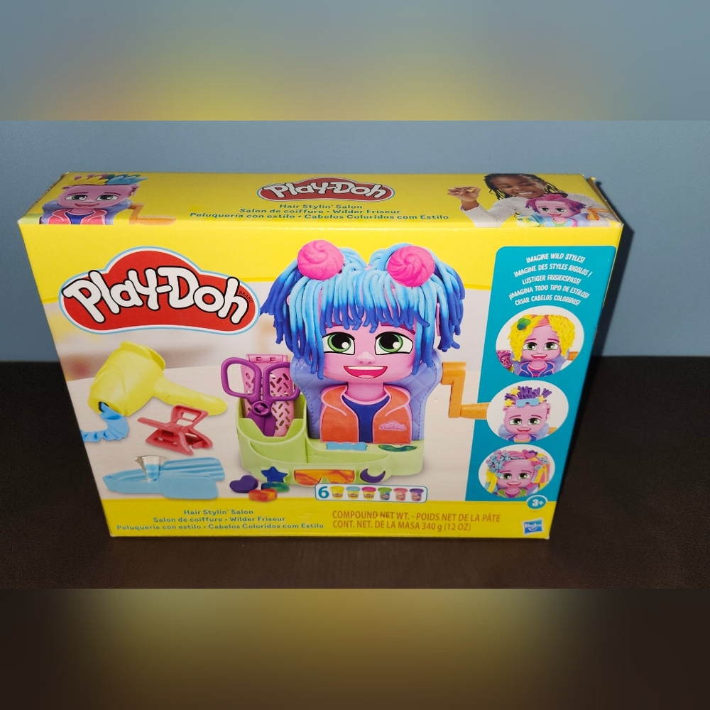 COPY - Play-Doh Hair Stylin' Salon Playset with, Pretend Play Toys for Girls an…